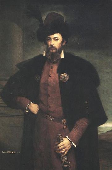 Leon Kaplinski Portrait of Jan Dzialynski.